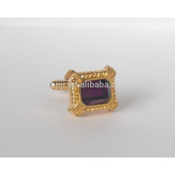 Name Purple Stones Gold Garment Accessories China Cufflinks